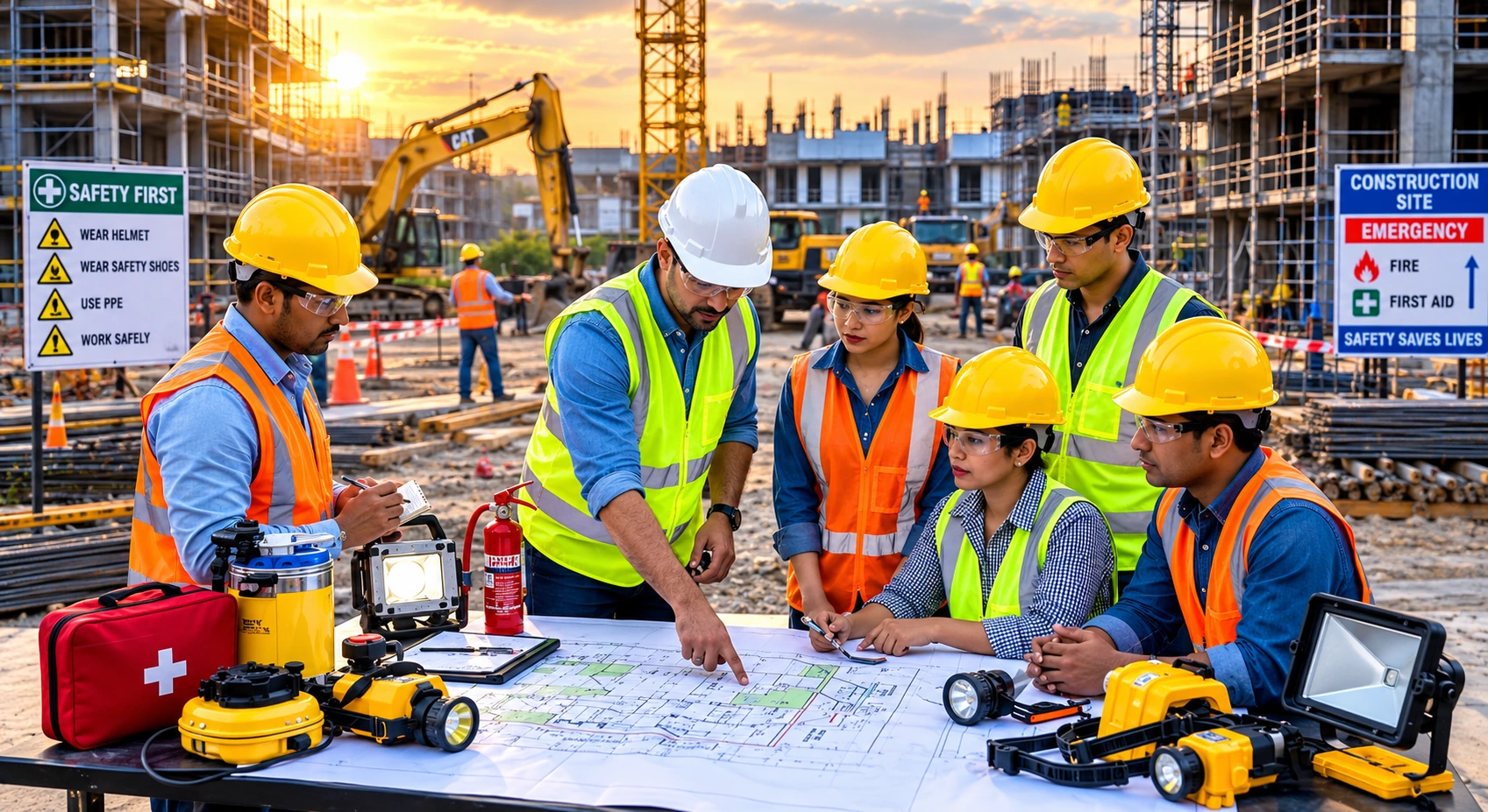 High-quality site planning and supervision